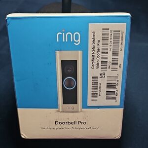Ring Doorbell Pro - Silver and Black